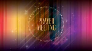 Prayer Meeting Slide Church Event
