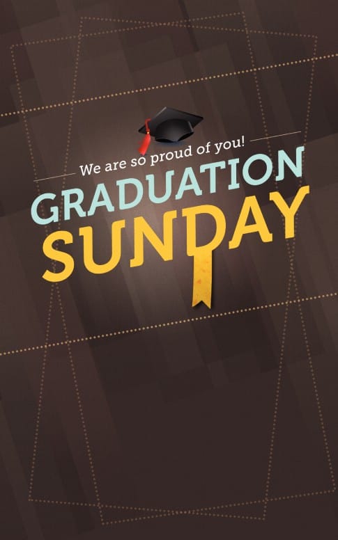 Graduation Sunday Program Cover Designs
