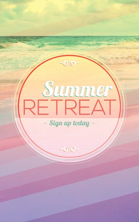 Summer Retreat Church Bulletin
