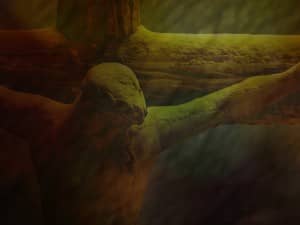 Cross Design Christian Background Christ on Cross