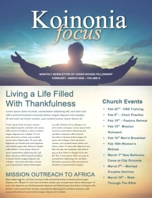 A Call to Worship Christian Newsletter