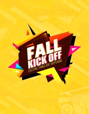 Fall Kickoff Christian Church Flyer