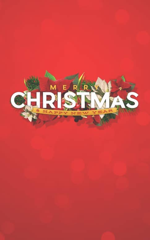 Merry Christmas Happy New Year Christian Bulletin