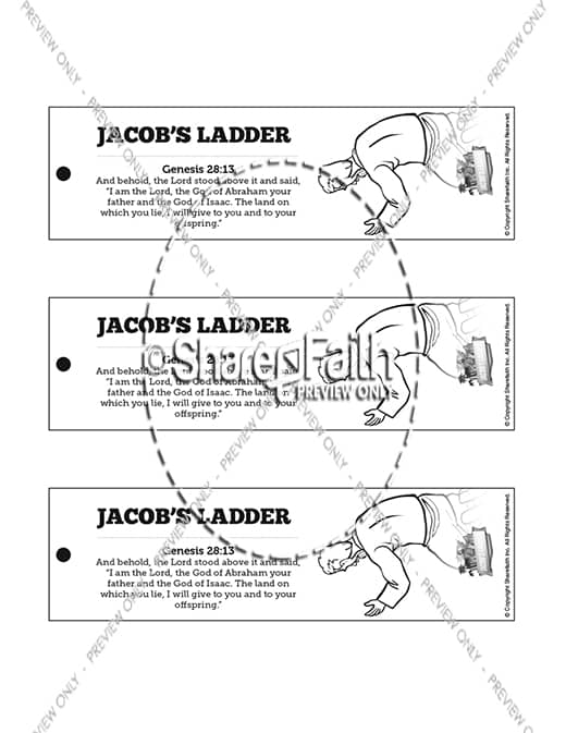 Genesis 28 Jacobs Ladder Bible Bookmarks – ShareFaith Media