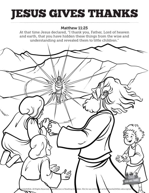 coloring pages for sunday school kid