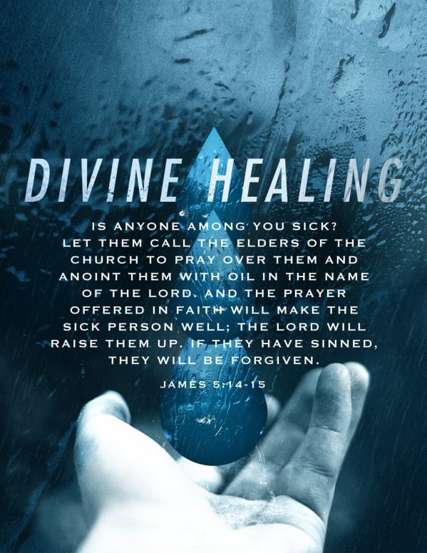 Divine Healing Church Flyer Template