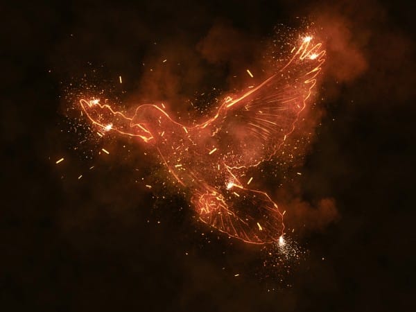 Fire Of The Spirit Pentecost Worship Background