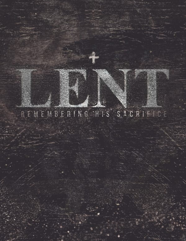 Lent Church Flyer