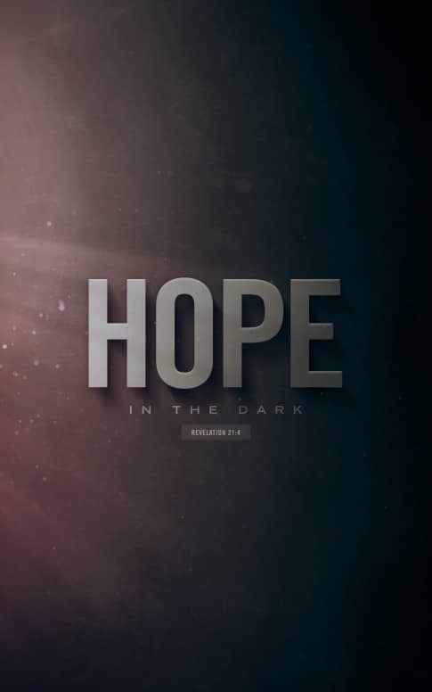 Hope In The Dark Church Bifold Bulletin