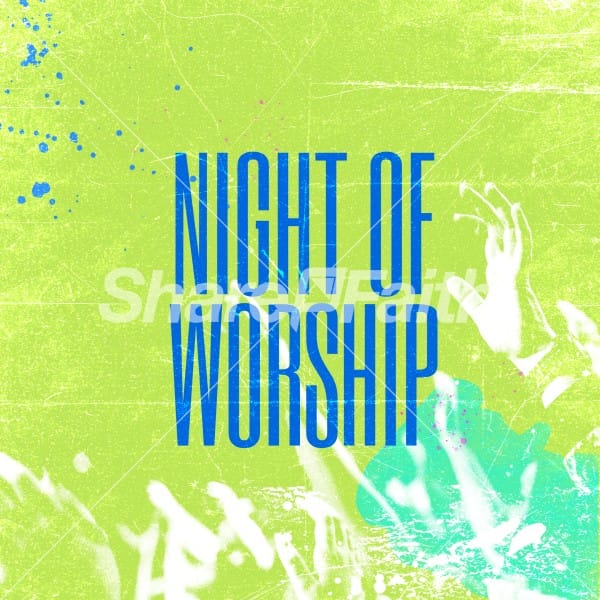 Night Of Worship Social Media Graphic