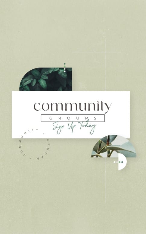 Community Groups Pre Service Spring Bulletin Cover