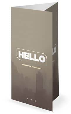 Community Small Groups Trifold Bulletin