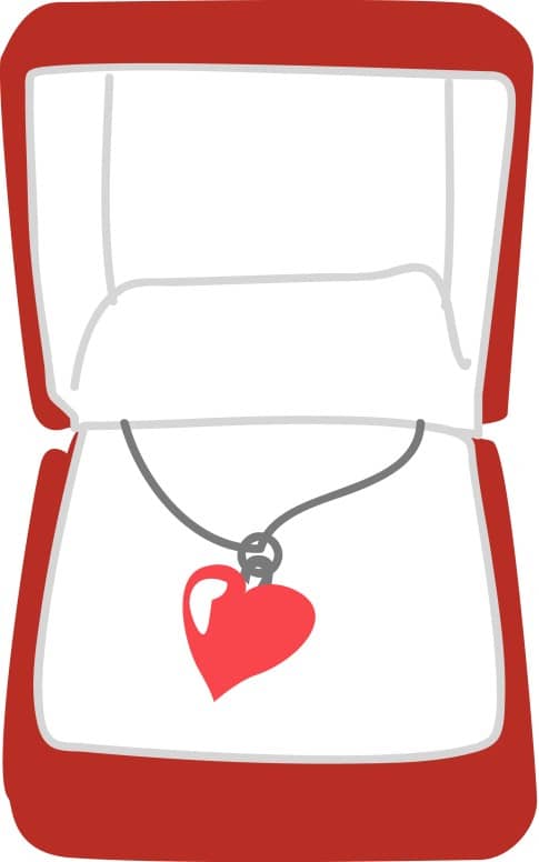 Heart Necklace in a Box