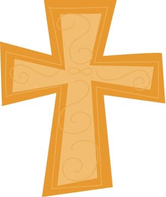 Stylized Gold Cross