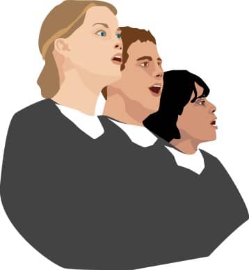 Three Person Choir