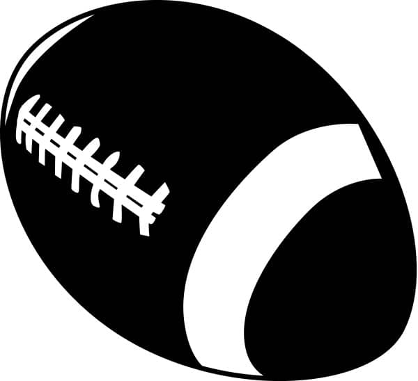 ShareFaith Media » Black and White Silhouette Football – ShareFaith Media