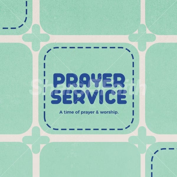 Prayer Service Social Media Graphics