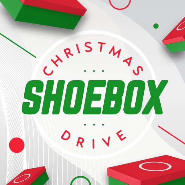 Christmas Shoebox Drive Social Media Graphics by Twelve Thirty Media