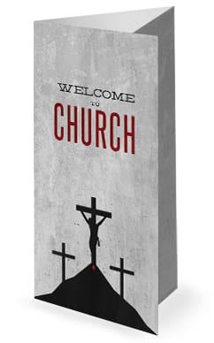 The Cross of Christ: Trifold Bulletin Cover