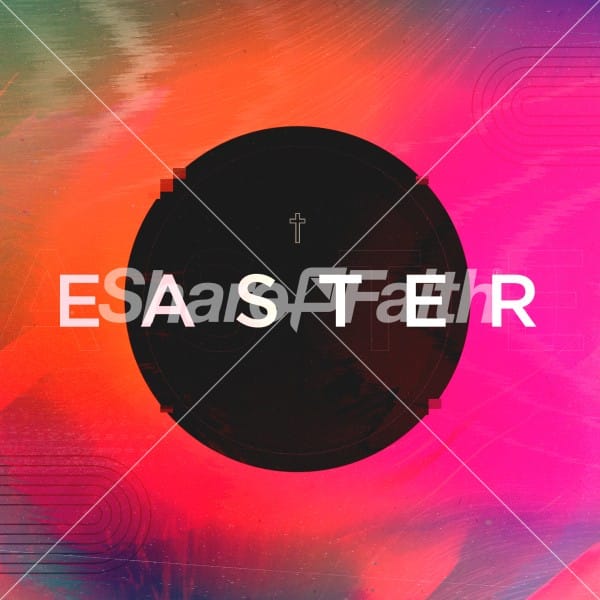 Easter Digital Glitch Collection: Social Media Pack