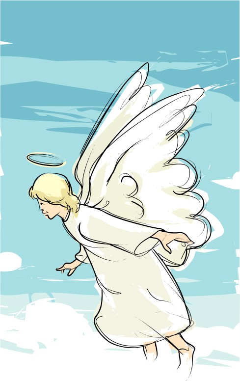 Announcing Angel Clipart