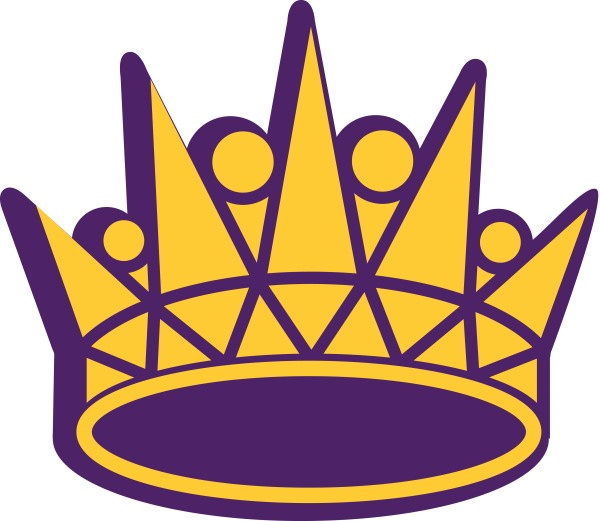 Gold and Purple Crown