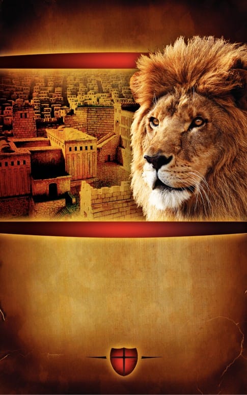 Lion of Judah Church Bulletin Cover