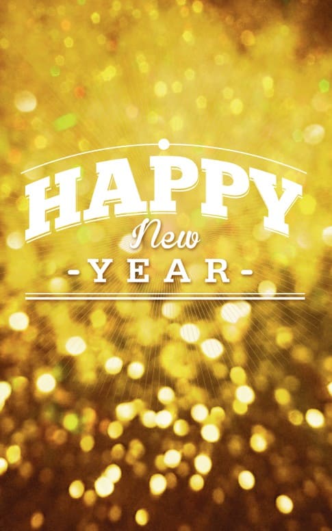 Happy New Year Bulletin Design