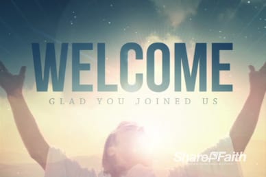 Sharefaith Media » Jesus Risen Savior Religious Welcome Video Loop 