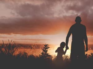 Leading by Example Father’s Day Church Worship Background