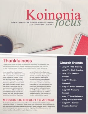 Study and Write Christian Newsletter