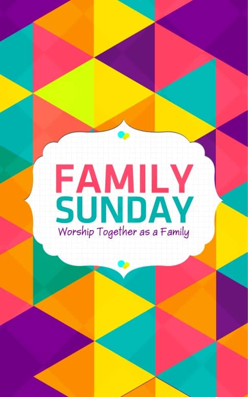 Family Sunday Worship Bulletin