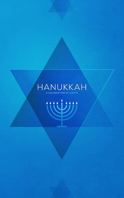 Hanukkah Celebration of Lights Church Bulletin
