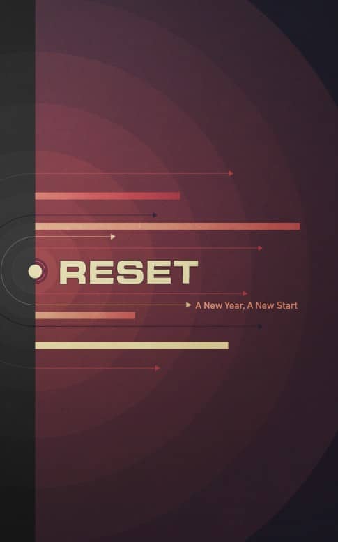 Reset for the New Year Christian Church Bulletin