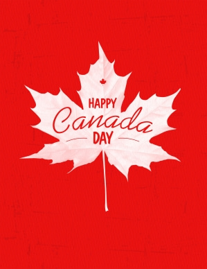 Happy Canada Day Church Flyer