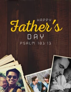 Father’s Day Photo Church Flyer