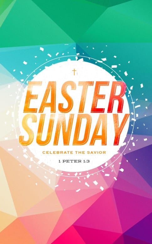 Easter Sunday Service Bulletin Cover