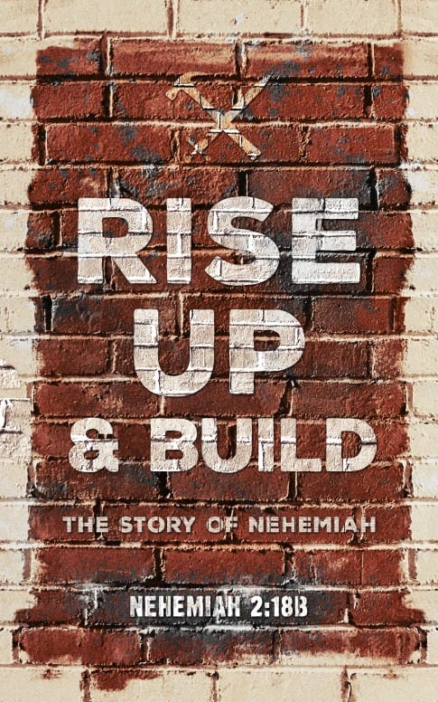 Rise Up And Build Church Bulletin Cover
