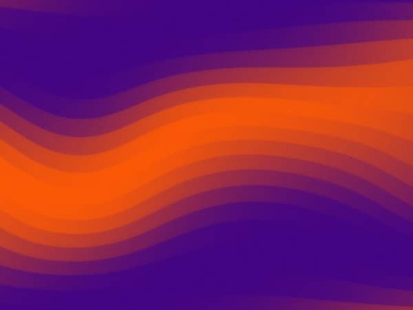 Orange Pixel Waves Worship Background