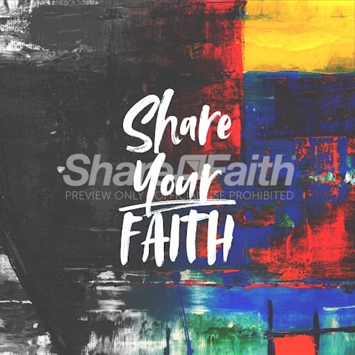 Share Your Faith Social Media Graphic
