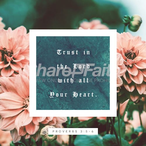 Trust In The Lord Social Media Image