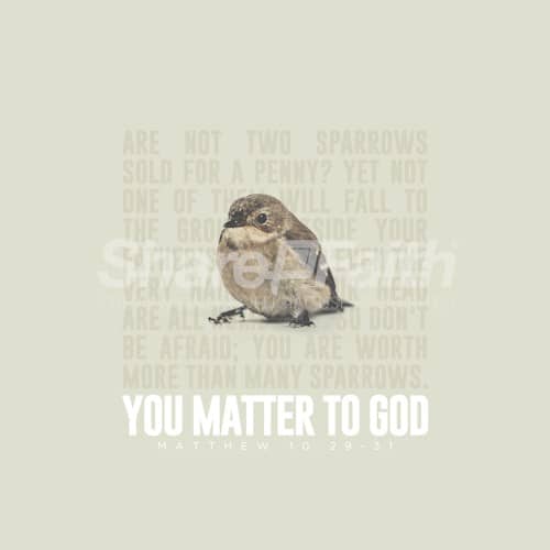 You Matter To God Social Media Image