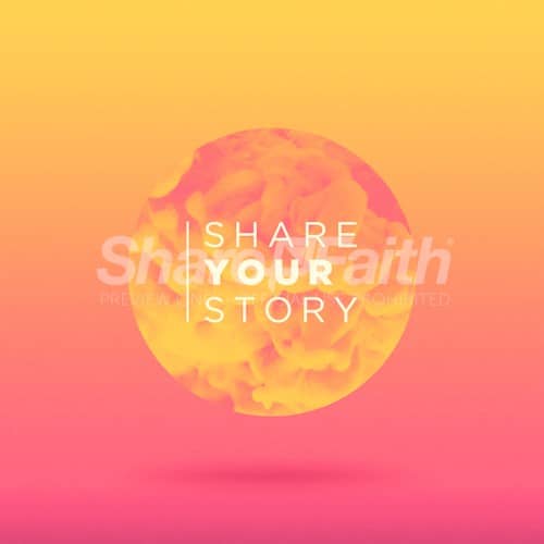 Share Your Story Social Media Graphic