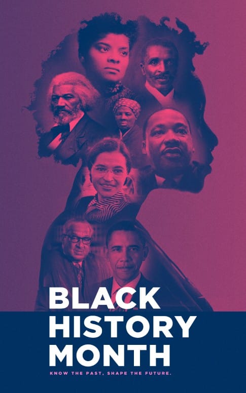 Black History Month Church Service Bulletin Cover