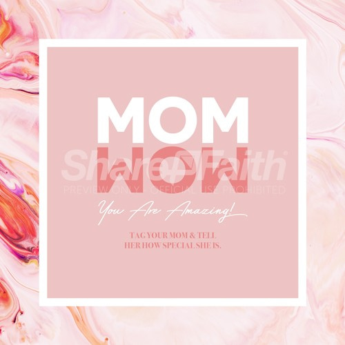 Mom Wow Mother’s Day Social Media Graphic