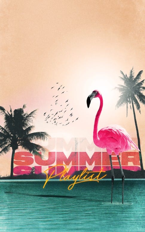 Summer Playlist Church Bulletin Cover