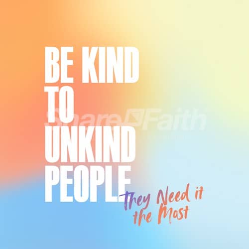 Be Kind Social Media Church Graphic