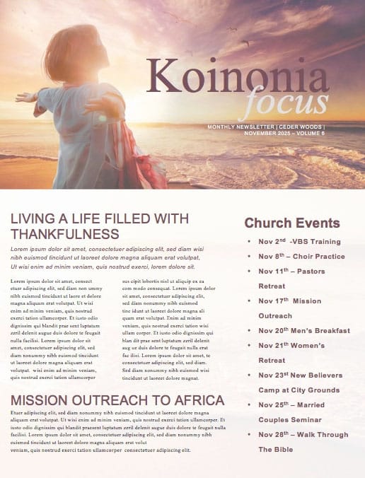 Unhindered Church Media Newsletter