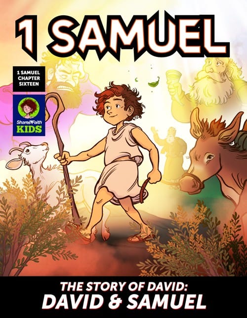 1 Samuel 16 David and Samuel Digital Comic