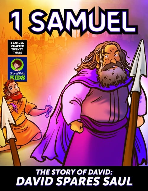 1 Samuel 23 24 David Spares Saul Digital Comic